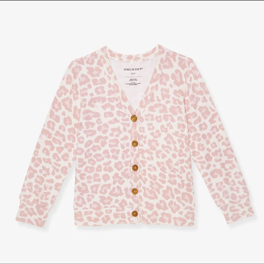 Posh Peanut Delaney French Terry Button Cardigan 3T/4T BNIB